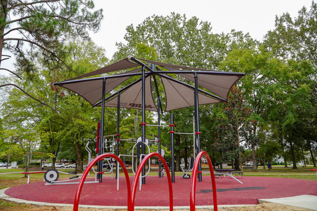 AARP Sponsored FitLot Outdoor Fitness Park in Jackson, Mississippi