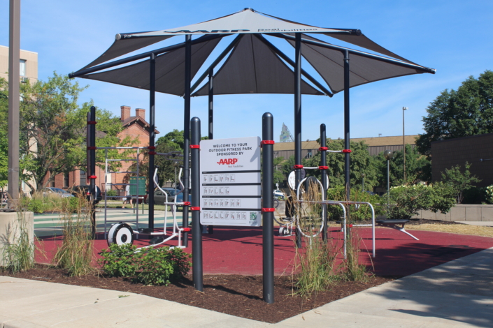 AARP Sponsored FitLot Outdoor Fitness Park in Fort Wayne, IN