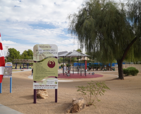 AARP Sponsored FitLot Outdoor Fitness Park in Phoenix, Arizona